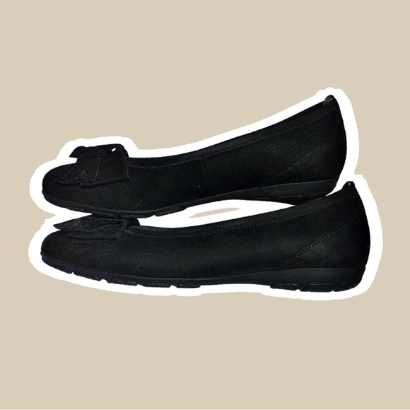 GABOR redshank bow suede ballet flats - Picture 7 of 10